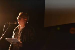 Oficiando la presentación a Fecinema 2011