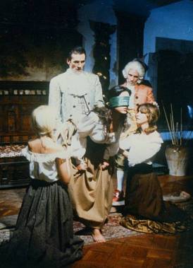 Otra imagen tomada durante el rodaje. 