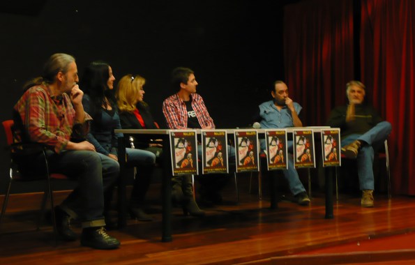 De izquierda a derecha: Ignasi P. Ferrer, Mercè Fillola, María Elías, Diego López, Josep Canet y Ricard Reguant. 