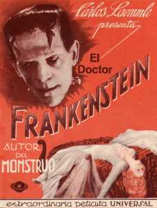 33 1931 Frankenstein, (USA, 1931 James Whale) Universal (Front open)