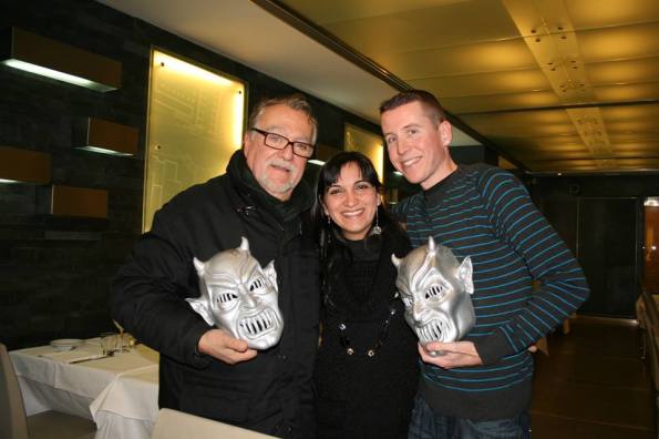 Lamberto Bava, Jessica y Robert (con su característica expresión)