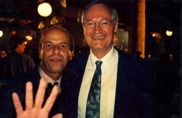 Iván Cardoso junto a Roger Corman
