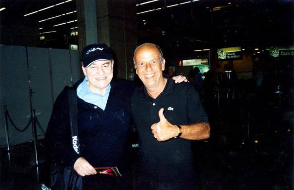 Naschy con Cardoso recién llegado a Brasil