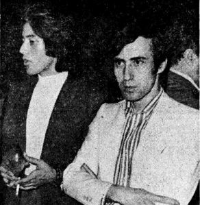 David Rocha y Michael Skaife posiblemente antes de iniciar el rodaje del filme. 