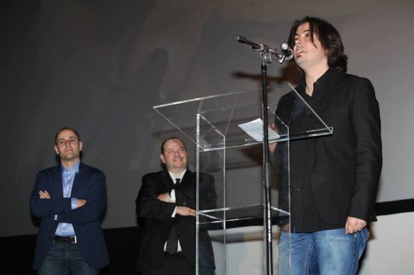 De izquierda a derecha: Sergio Molina, José Luis Alemán y Luis Rosales Diz