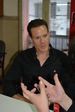 Howard J. Ford durante la conversación que mantuvimos con él