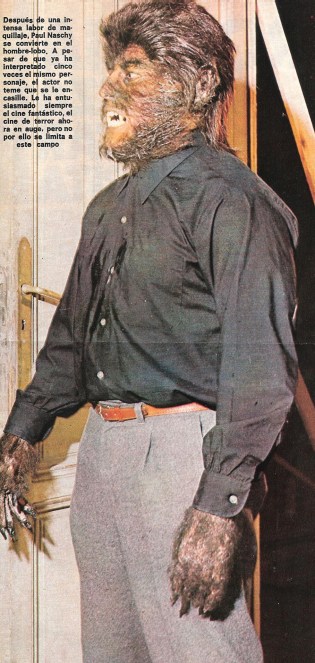 Caracterizado y listo para rodar. 