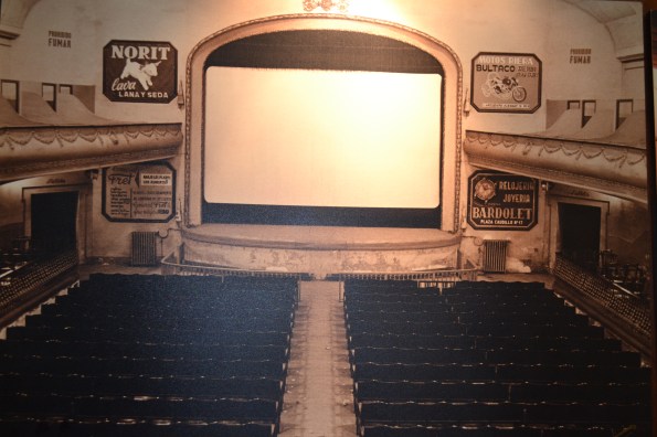 Esta es una imagen de la sala tal y como era en 1962...