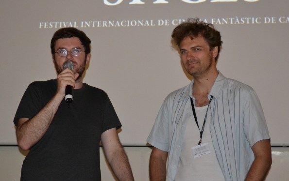 El director de Der Samurai, Till Kleinert (izq.) junto a uno de los productores del film, Linus de Paoli.