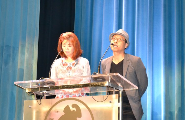 Kim Seong-hun presentando su película, otra de las agradables sorpresas del festival.