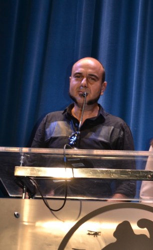 Marc Carreter presentando Asmodexia.