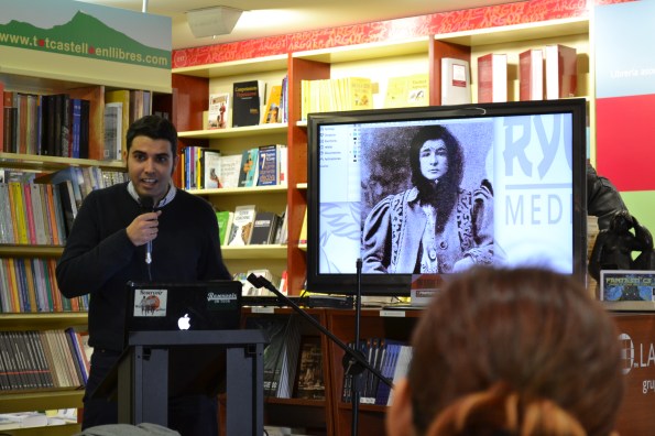 Rafa Lis hablando del proyecto transmedia La Ropavejera centrado en Enrique Martí, la vampira del carrer Ponent.
