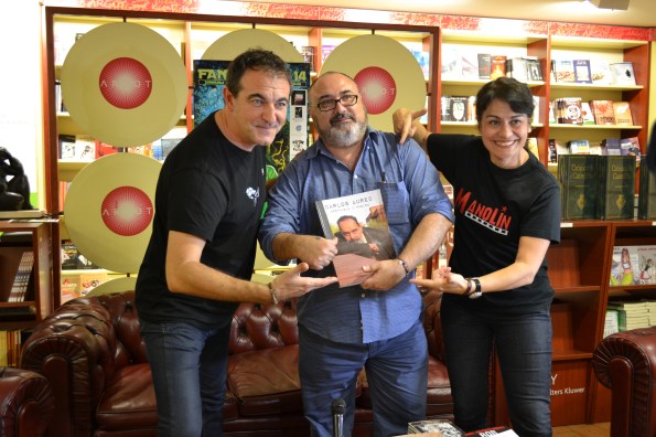 Miguel Ángel Plana secundando por Manuel Valencia y 