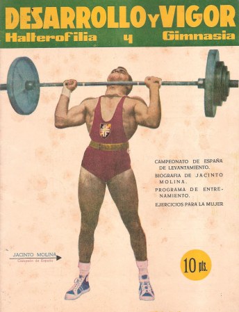 Primer número de la revista 'Desarrollo y vigor' (1961) con Jacinto Molina en portada.