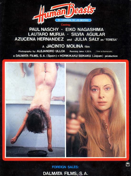 Reverso de la guía internacional de El carnaval de las bestias.