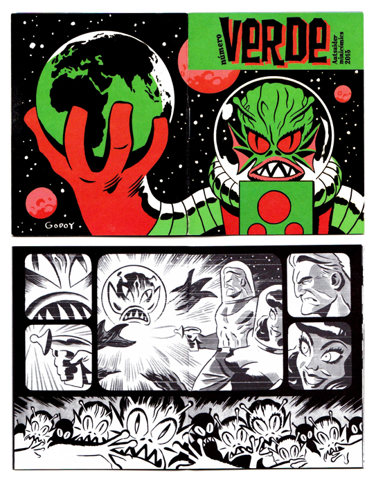 Los hombrecillos verdes Verde Autsaider Cómics 2013