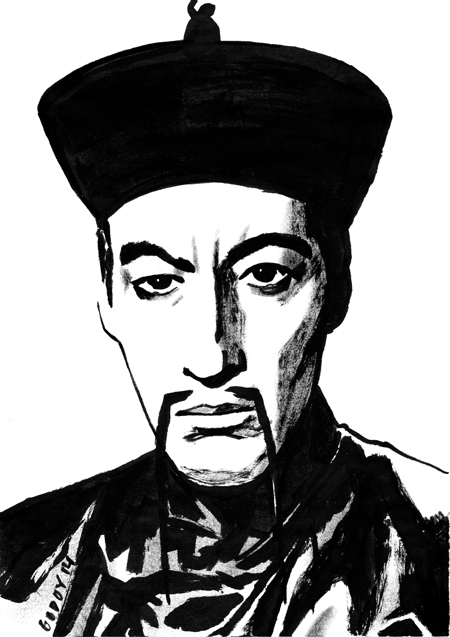 Christopher Lee como Fu Manchú 2014