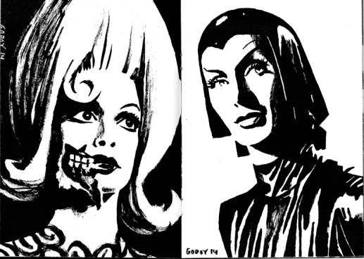 PIN UPS BLOZ VOL DOS Mars Attacks - Devil Girl from Mars