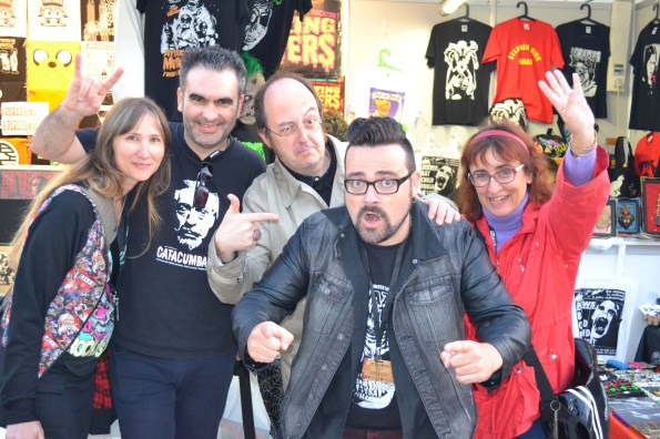 ... y otro encontronazo con nuestros amigos argentinos en el stand de Chaparra Entertainment y su jefe, el gran Dani Moreno