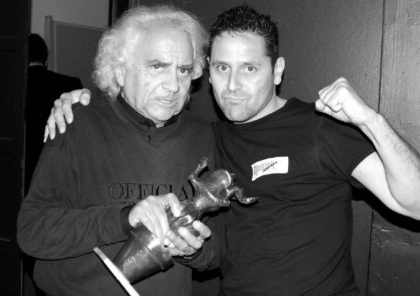 Jordi Grau con Audrey asaltado por Mr. Wilson (archivo Cardoterror)