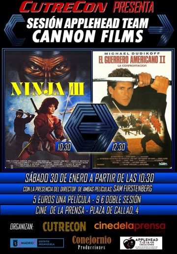 Cartel Sesion Applehead Team Cannon Films