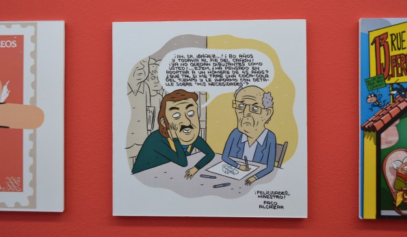 ... Paco Alcázar fue uno de los que homenajeó al maestro.