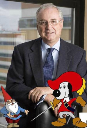 Claudio Biern Boyd y algunos de sus inolvidables personajes animados