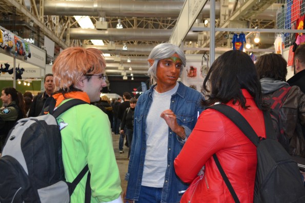 ... departiendo con humanos. 