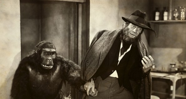 Bela y Lugosi y Emil Van Horn en The Ape Man